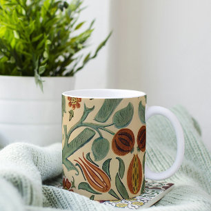 Taza De Café Floral de la caída de William Morris, Jardín de ca