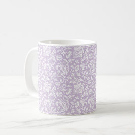Taza De Café Floral de los años 1860, café de orquídea pálida