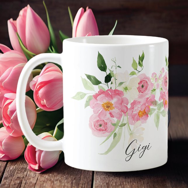 Taza De Café Floral de primavera Gigi (Subido por el creador)