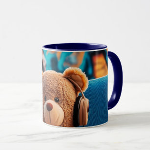Taza de café floral de rosa rosa   Flo elegante ro