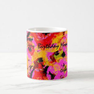 Taza de café floral de Think Pink