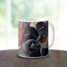 Taza De Café Floral elegante