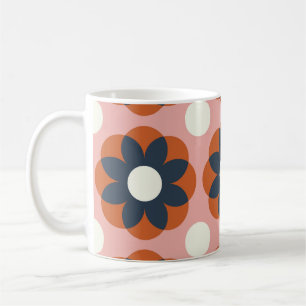Taza De Café Floral escandinava: diseño vintage y transparente