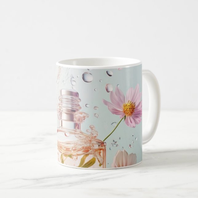 Taza De Café Floral Essence Perfume (Anverso derecho)