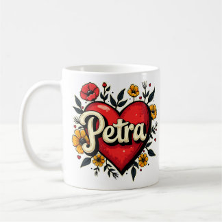 Taza De Café Floral Heart Petra 1