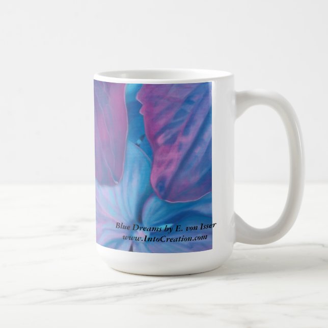 Taza de café floral - Hydrangea (Derecha)