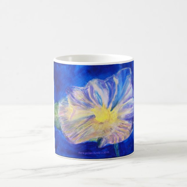 Taza De Café floral intense blue, diana golden hunter c 2010 (Centro)