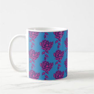 Taza De Café Floral lisa