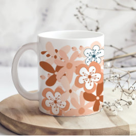 Taza De Café Floral moderna
