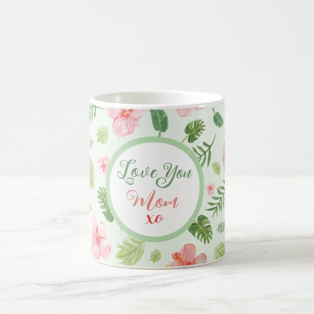 Taza De Café Floral Mother's Day Magic Mug (Centro)