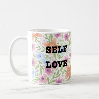 Taza De Café Floral | Muertes de primavera | Personalizada | Cl