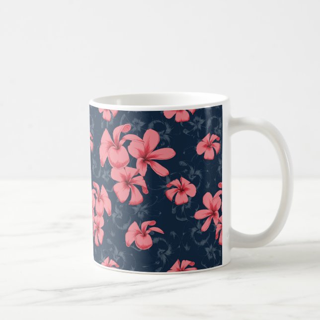 Taza De Café Floral Mug (Derecha)