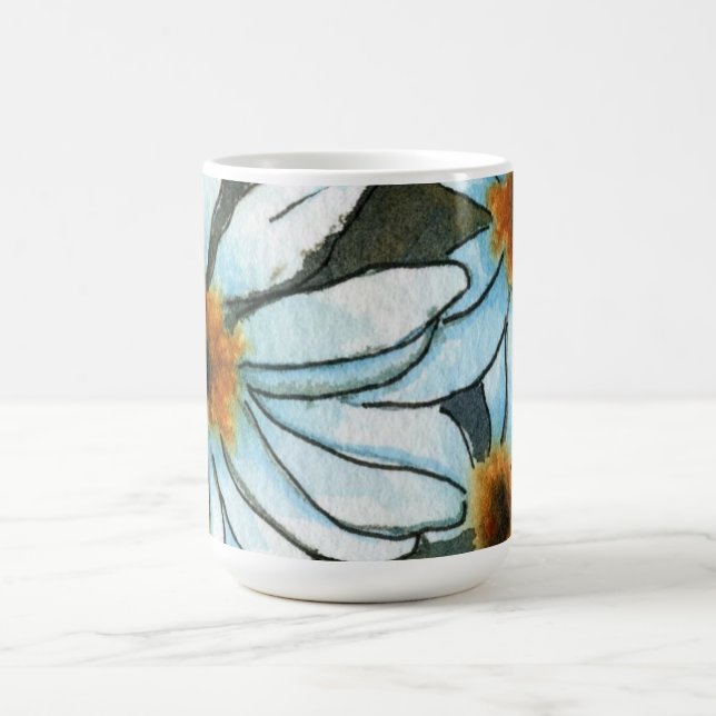 Taza De Café Floral Mug (Centro)
