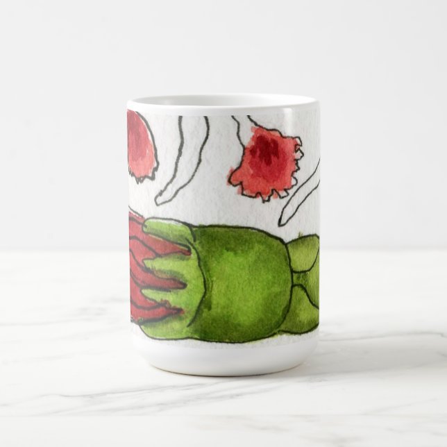 Taza De Café Floral Mug (Centro)