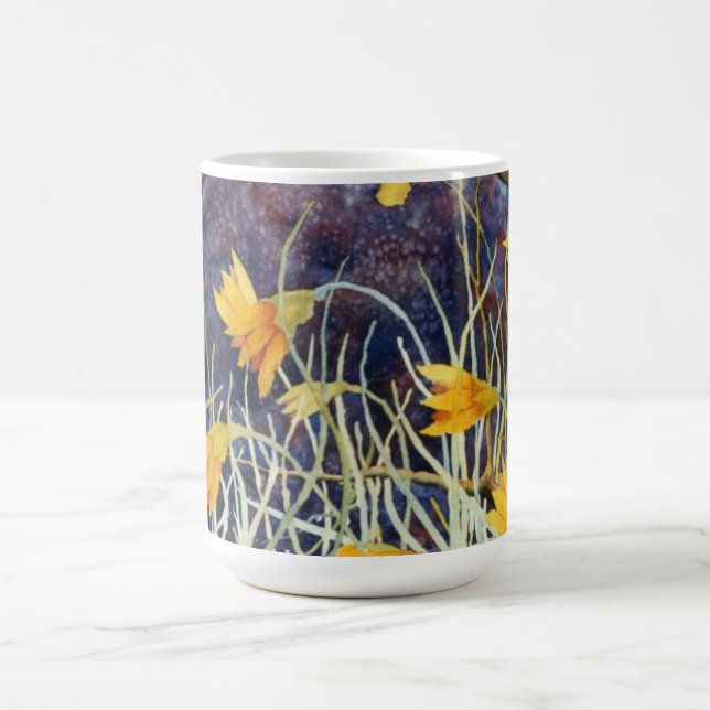 Taza De Café Floral Mug (Centro)