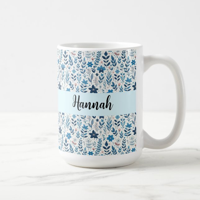 Taza De Café Floral Mug (Derecha)