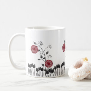 Taza De Café Floral Mug