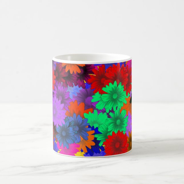 Taza De Café Floral multicolor (Centro)