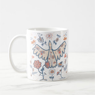 Taza De Café floral ornamental