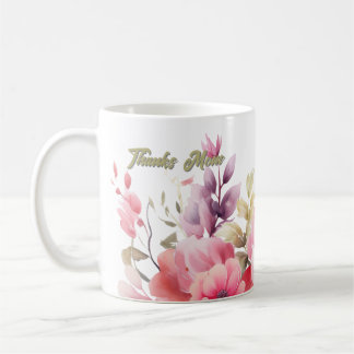 Taza De Café Floral PInk