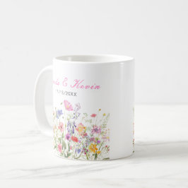 Taza De Café Floral Primavera Flor Silvestre