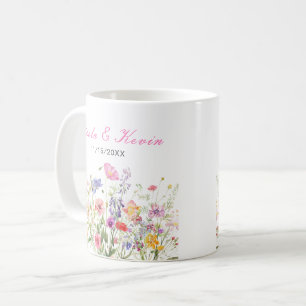 Taza De Café Floral Primavera Flor Silvestre