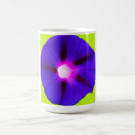 Taza De Café Floral Púrpura