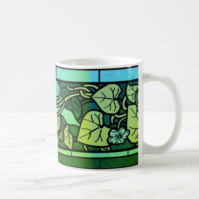 Taza De Café Floral retro (Derecha)