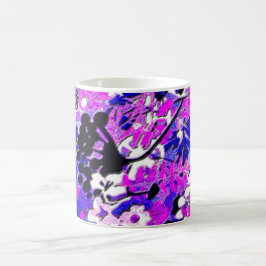 Taza De Café Floral retro sin escrúpulos