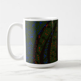 Taza De Café Floral Sea Monster