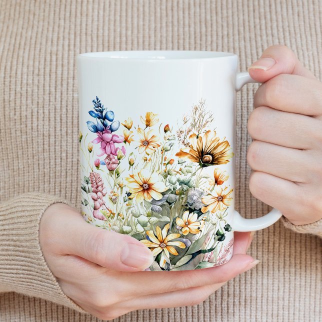 Taza De Café Floral silvestre (Subido por el creador)