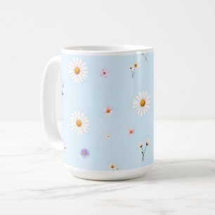 Taza De Café Florcitas de Lila