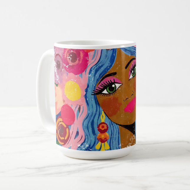 Taza De Café Florecer bajo el sol (Anverso izquierdo)