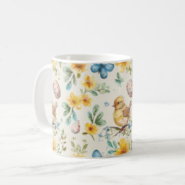 Taza De Café Florecer de primavera Pascua 1