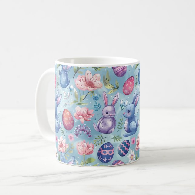 Taza De Café Florecer de primavera Pascua 5 (Anverso izquierdo)