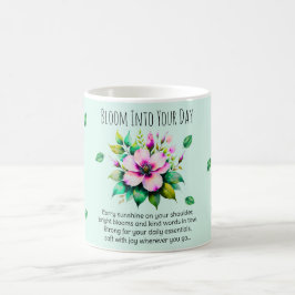 Taza De Café Florecer en tu día