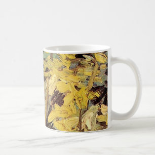 Taza De Café Floreciente ramas de Acacia Vincent van Gogh.