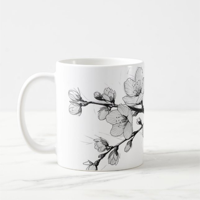 Taza De Café Florecimiento de cerezo japonés Sakura Mug2 (Izquierda)