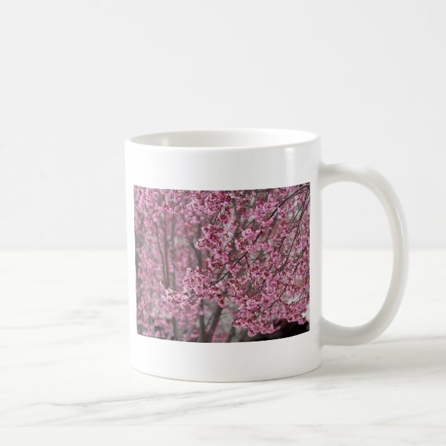 Taza De Café Florecimiento de cerezo sakura en rosa (Derecha)
