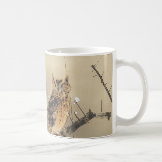 Taza De Café Florecimiento temprano de ciruelas por Nishimura G (Derecha)