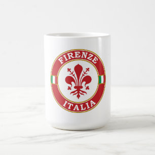 Taza De Café Florence Italy Circle Emblem