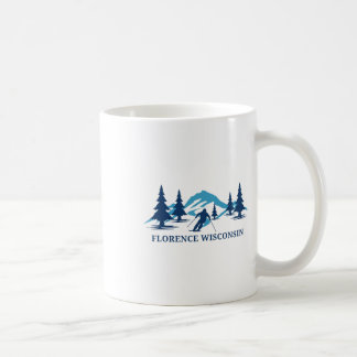 Taza De Café Florence Wisconsin Ski Resort Skiing Skier