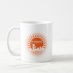 Taza De Café Florencia colorida, Italia