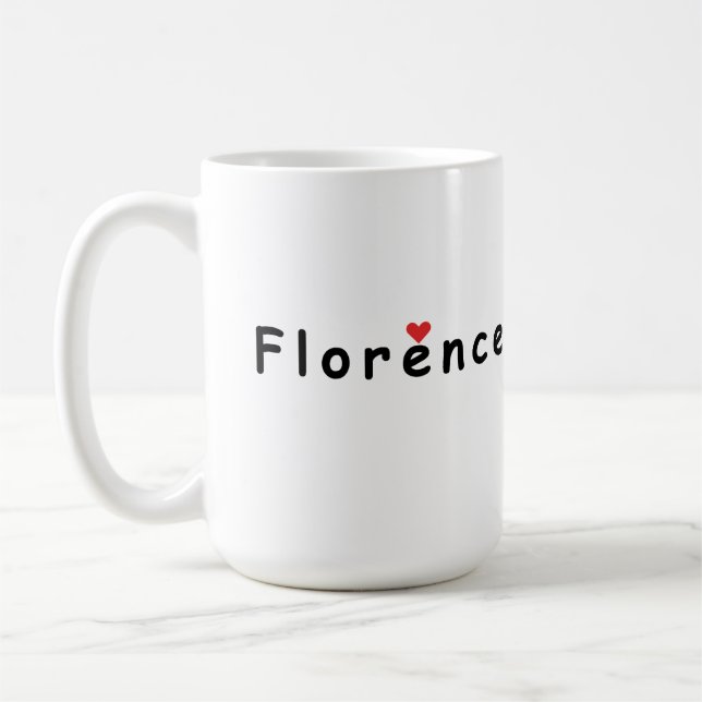 Taza De Café Florencia Italia (Izquierda)