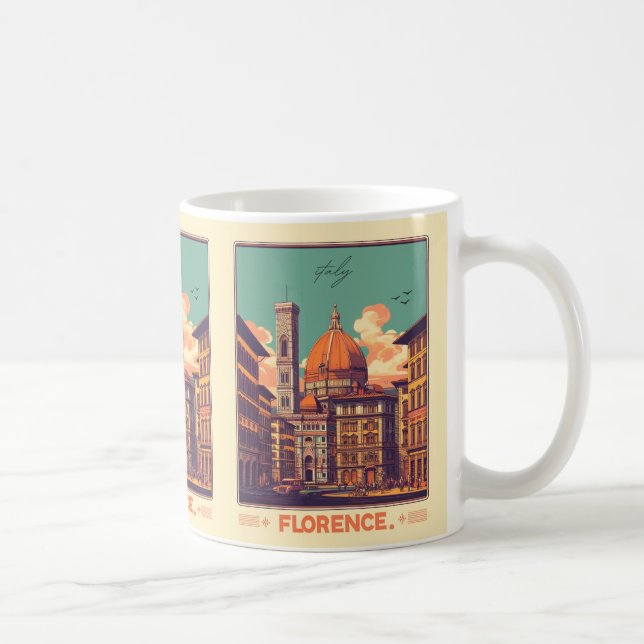Taza De Café Florencia, regalos de viaje de firenze italy (Derecha)