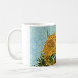 Taza De Café Florero con doce girasoles de Van Gogh