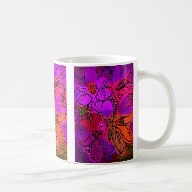 TAZA DE CAFÉ FLORES (Derecha)