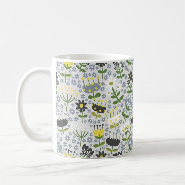 Taza De Café flores (Izquierda)