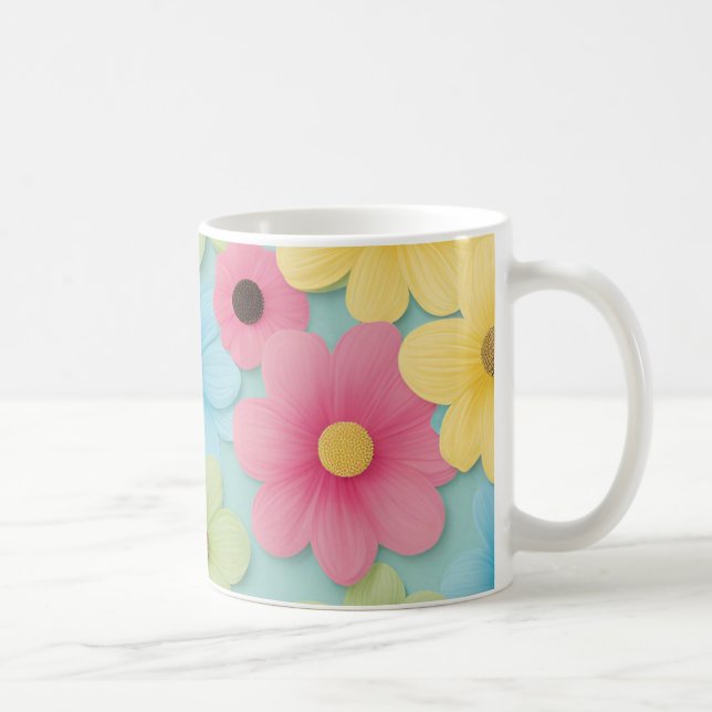 Taza De Café Flores (Derecha)