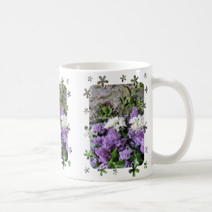 TAZA DE CAFÉ FLORES